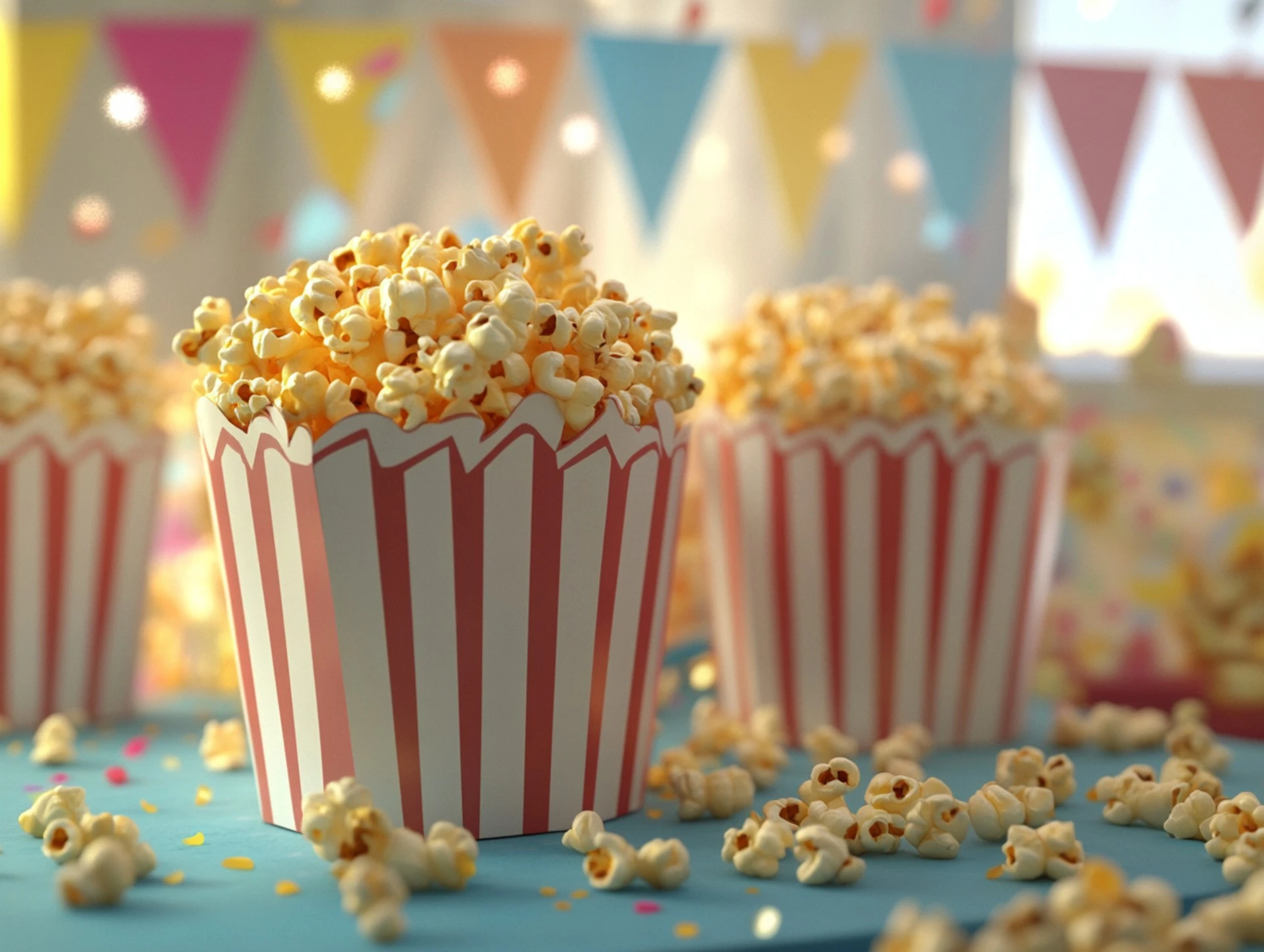 Fresh Popcorn for birthday parties