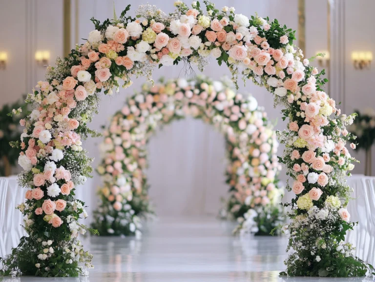 Having Wedding Flower Arch for Every Events