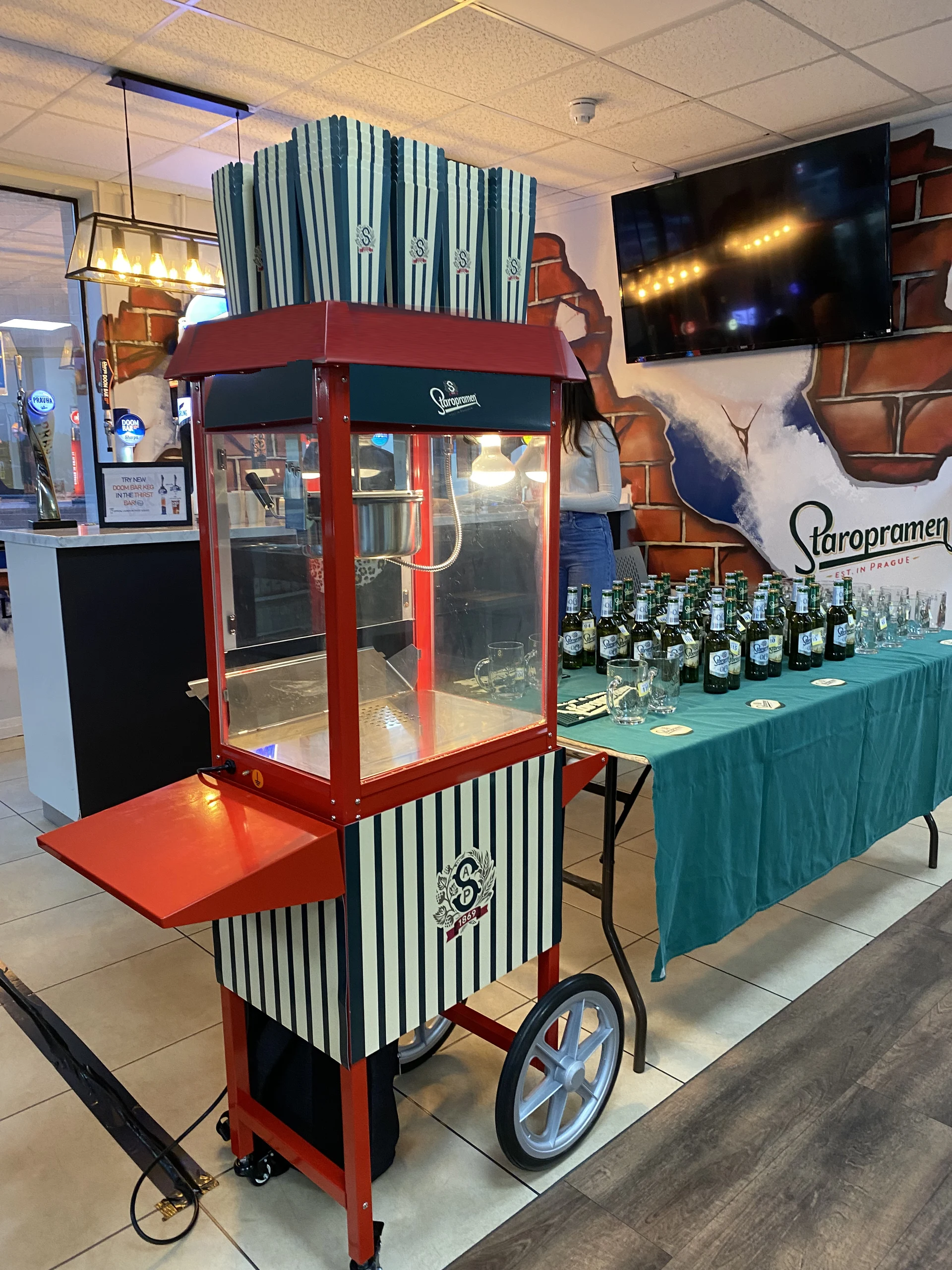 Popcorn for summer garden parties
